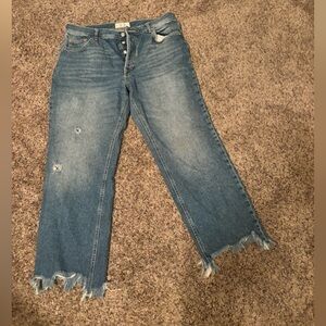 We The Free Blue Ankle & Cropped Jeans